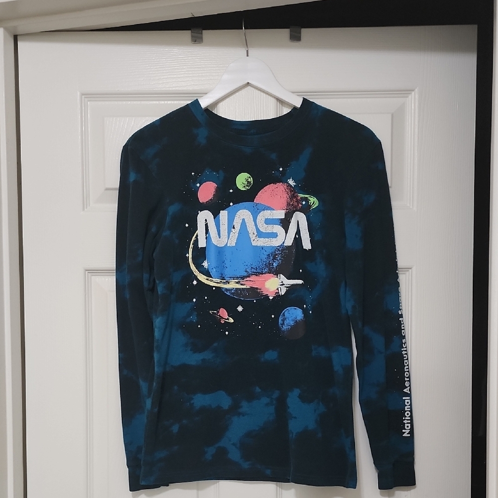 Long Sleeve NASA Shirt - Blue